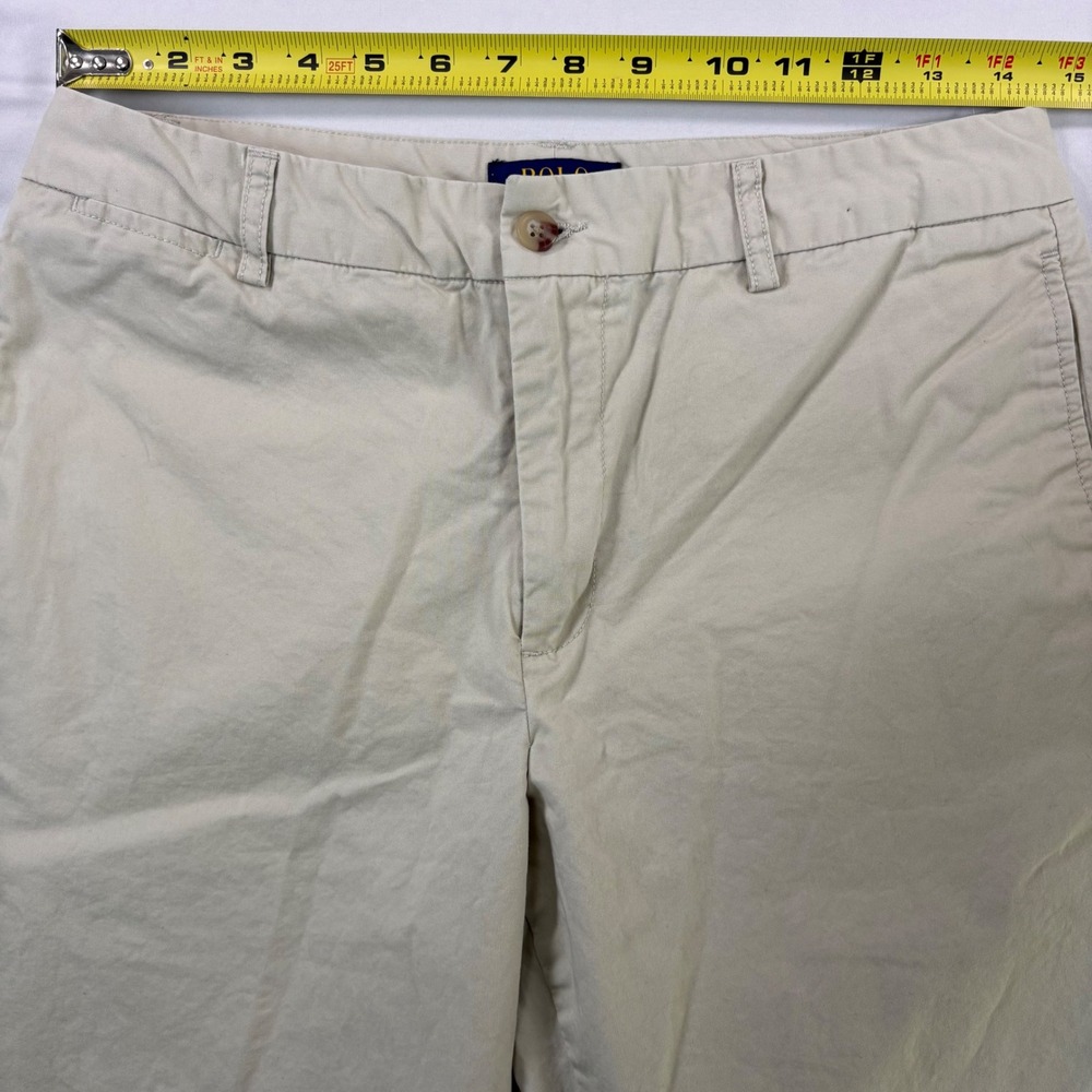Polo Ralph Lauren Chino Pants Boys 20 Tan Cotton Classic Preppy Khaki - Picture 8 of 11